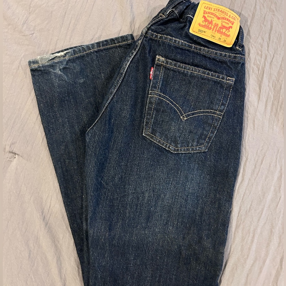 Boys Levi’s Jeans. 505 fit size 12reg W26xL26